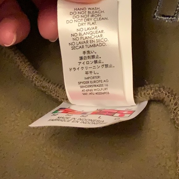 Spyder Men’s Fallen Patriot Half Zip Mid-Wt core sweater - Large - Sergeant - Picture 11 of 12